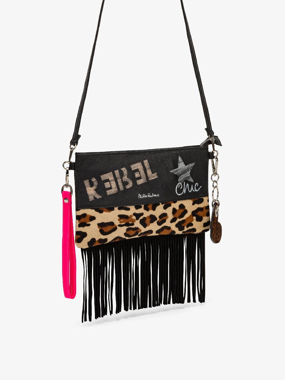 Nira Rubens Minibag Frange - Africa Pink Offerta esclusiva