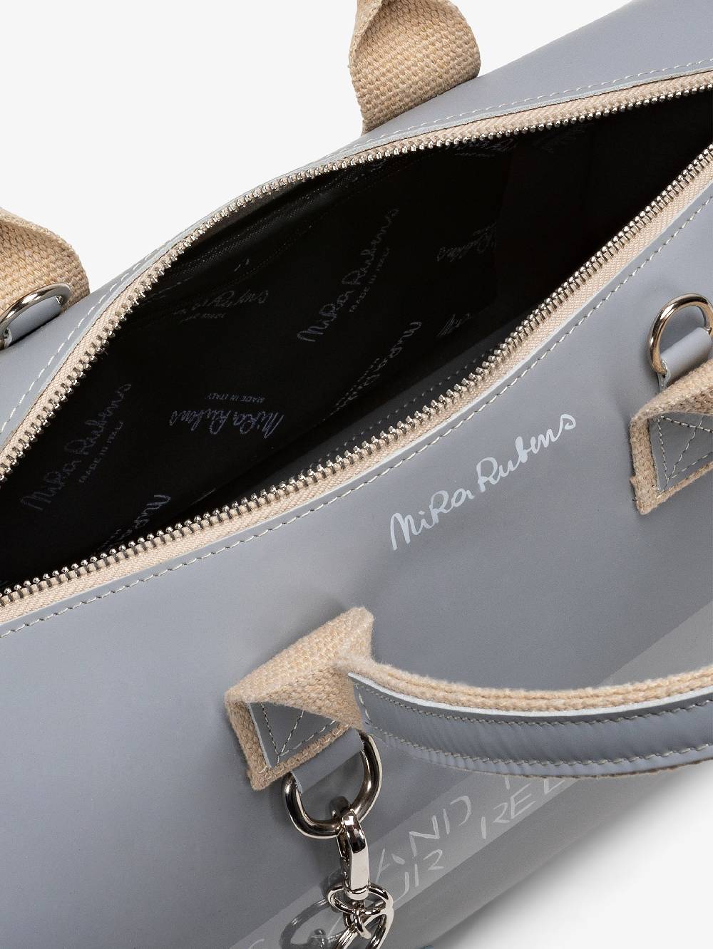 Nira Rubens EASY BAG - HEMATITE GLOSSY Prezzo Ridotto