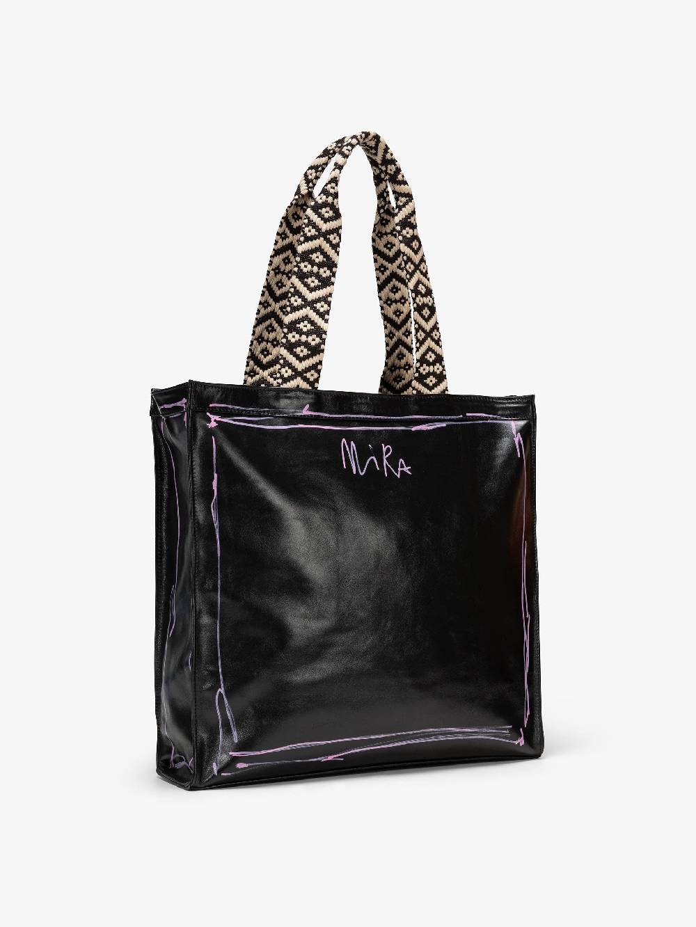 Nira Rubens SHOPPING BAG BLACK GLOSSY - STREET Online