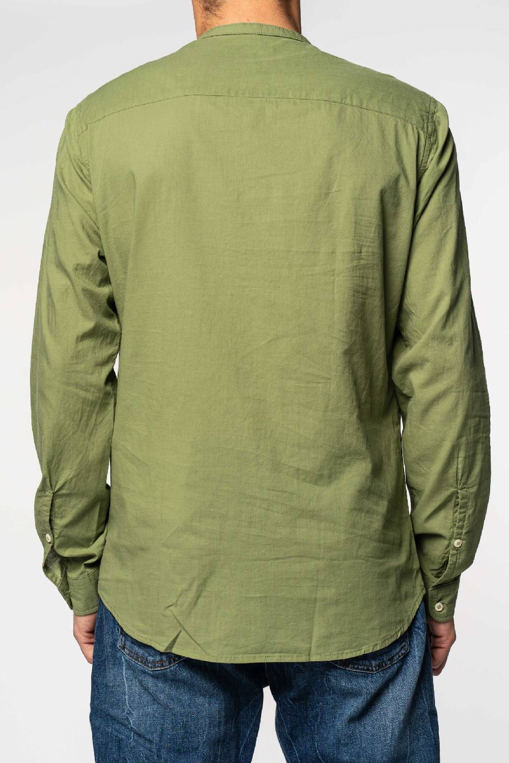 Officina 36 Camicia in mussola verde salvia Affare Del Giorno