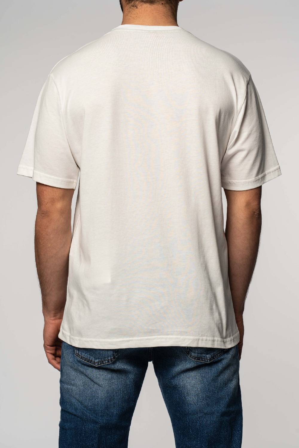 Officina 36 T-shirt in jersey con stampa color latte Bestseller