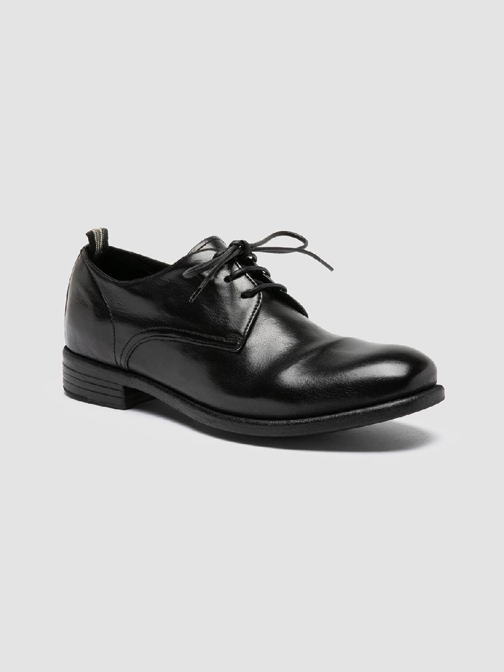 ﻿Officine Creative CALIXTE 064 Scarpe Derby in Pelle Nera Sconto