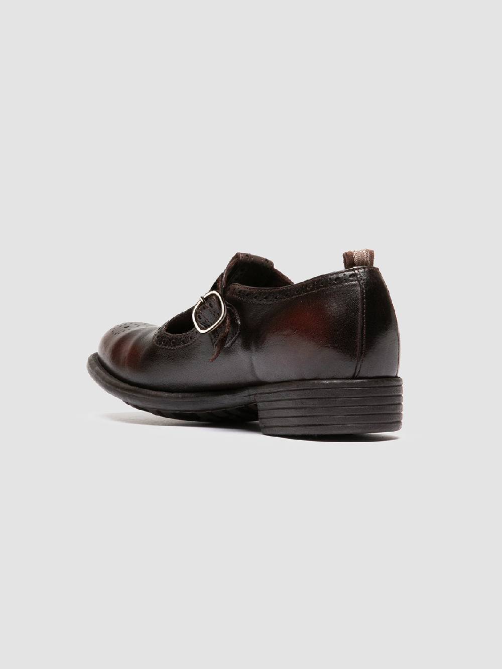 Officine Creative CALIXTE 071 Sandali T-Bar in Pelle Marrone In Vendita