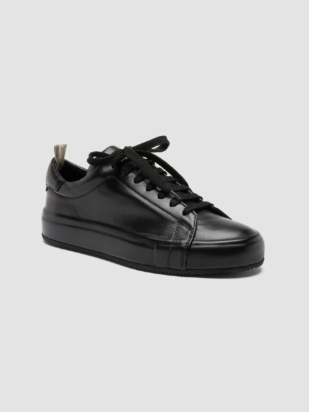 Officine Creative EASY 101 Sneakers Basse in Pelle Nera Hotsell