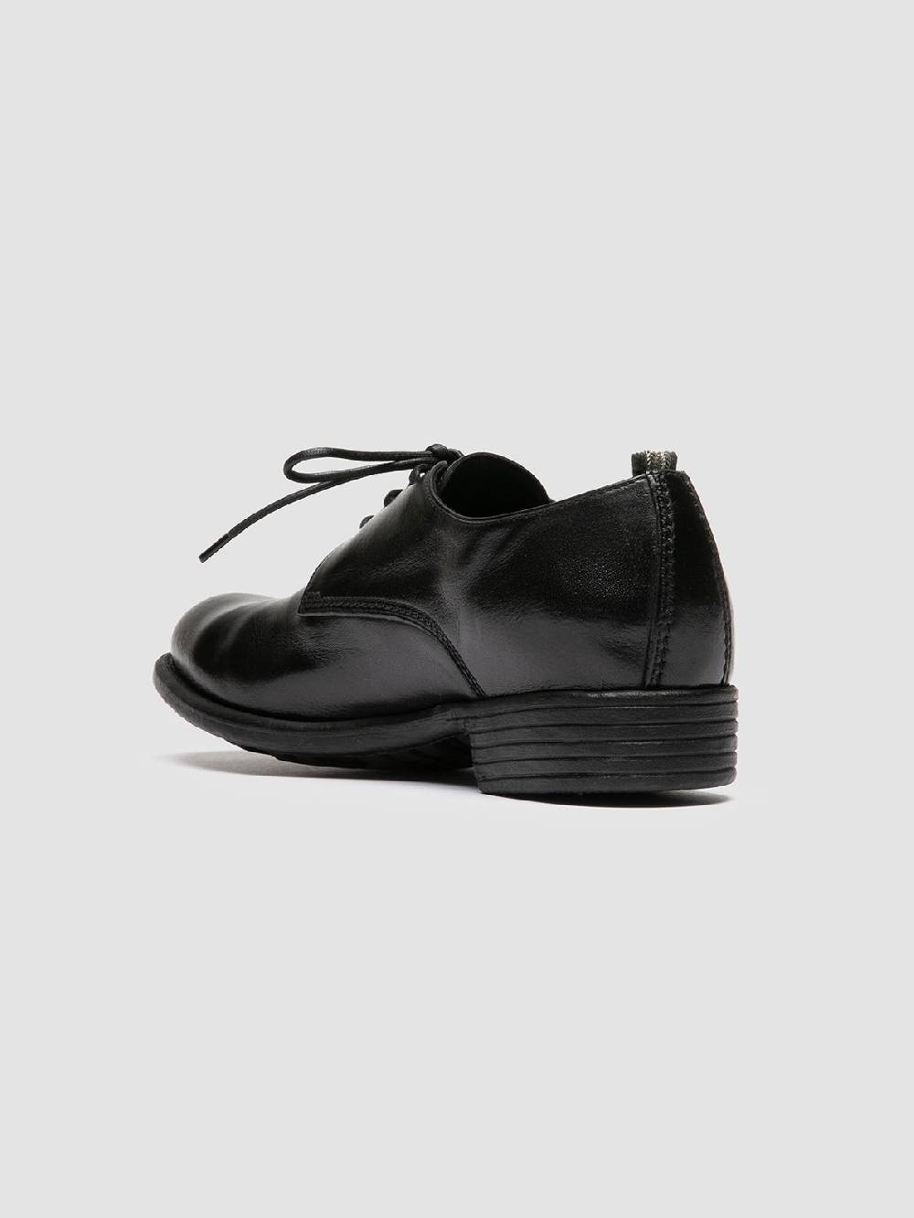 Officine Creative CALIXTE 068 Derby in Pelle Nera Vendita Calda