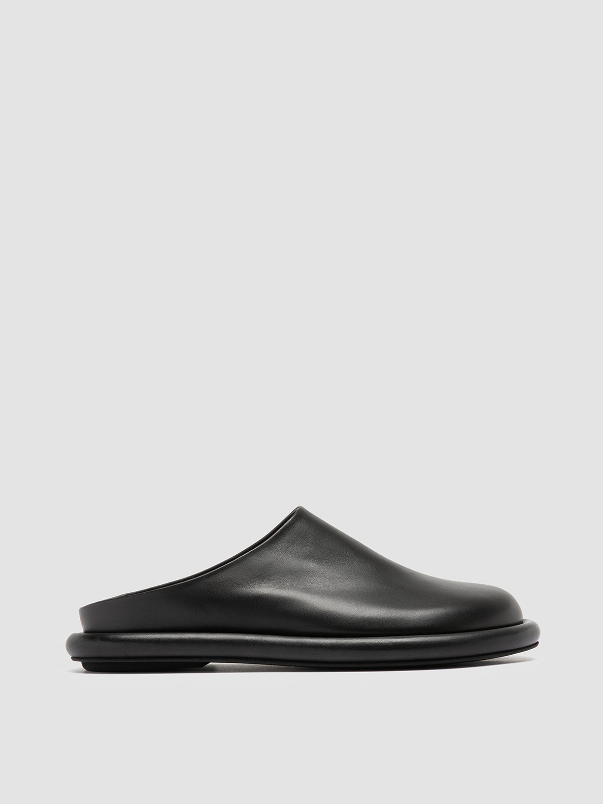 Officine Creative ESTENS 107 Sandali Sabot in Pelle Nera