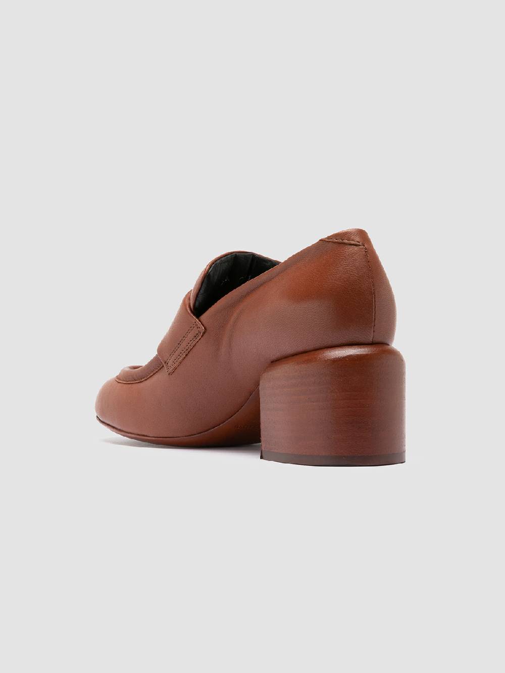 Officine Creative ETHEL 001 Mocassini Penny in Pelle Marrone Vendite Flash