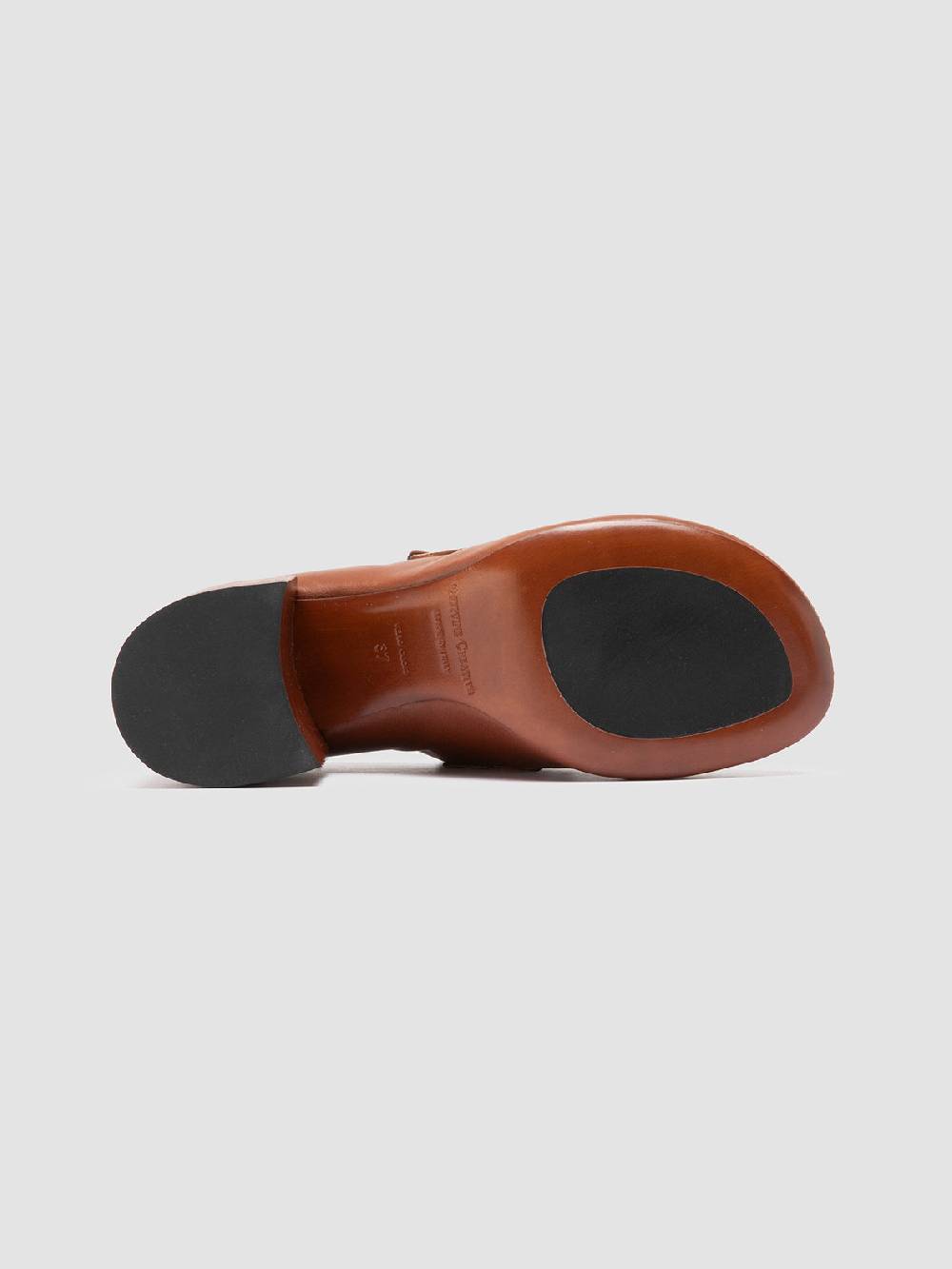 Officine Creative ETHEL 001 Mocassini Penny in Pelle Marrone Vendite Flash