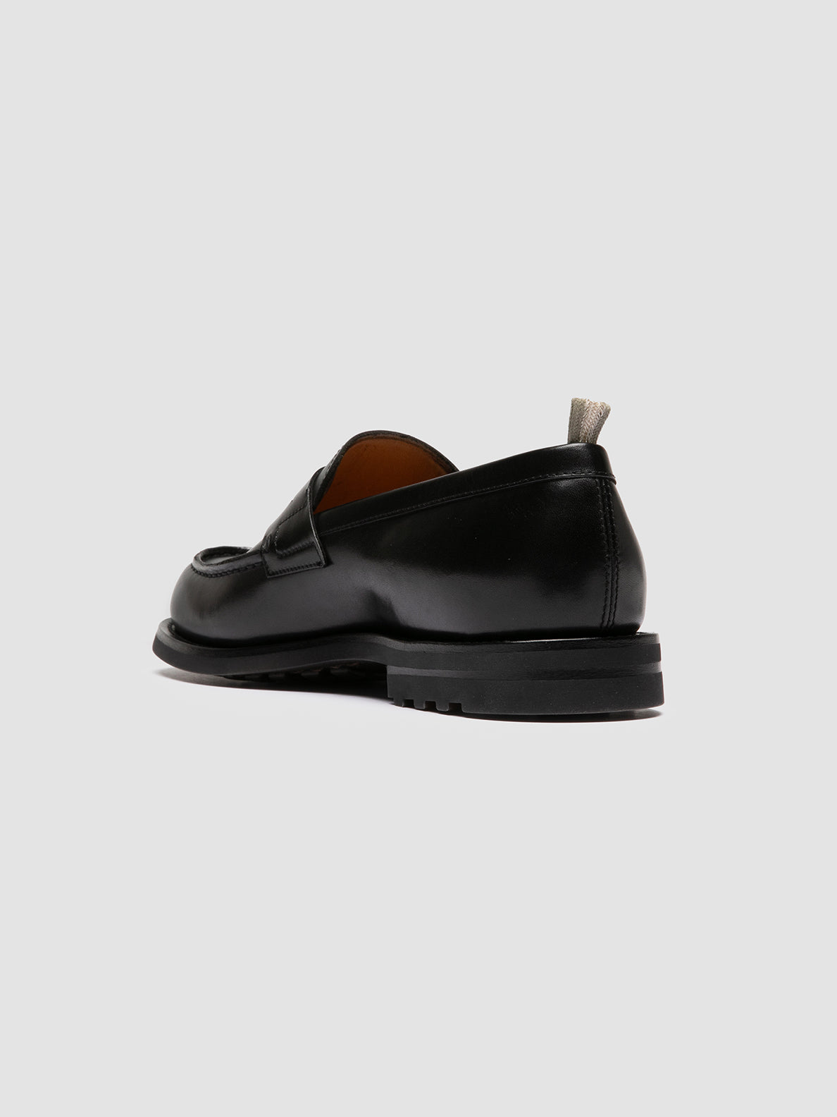 Officine Creative BELMONDO 006 Mocassini Penny in Pelle Scamosciata Nera Negozio