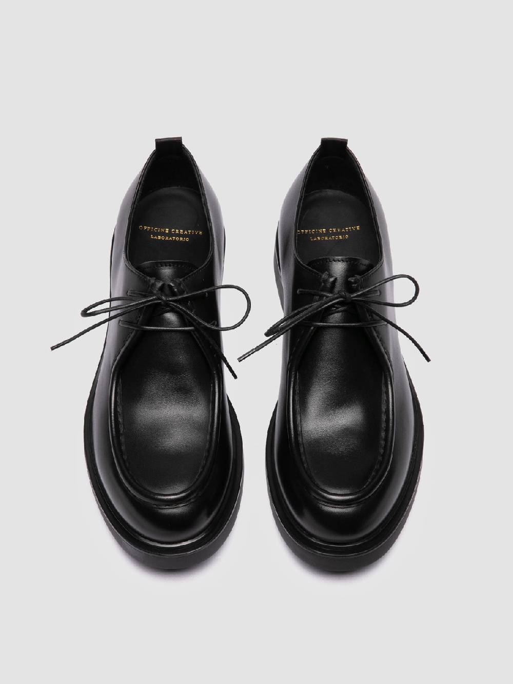 Officine Creative ENGINEER 002 Derby in Pelle Nera 2025