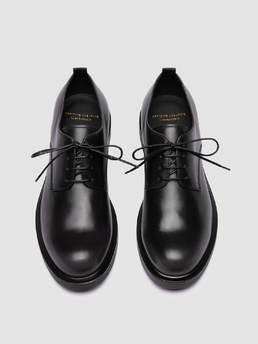 Officine Creative ENGINEER 004 Derby in Pelle Grigia Italy