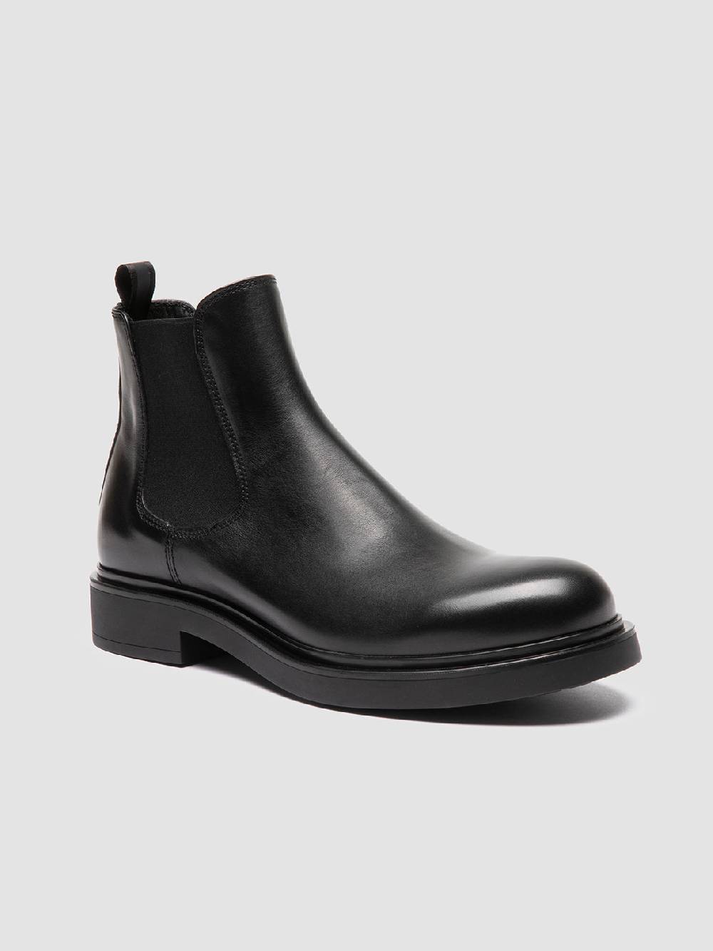 Officine Creative ENGINEER 006 Stivaletti Chelsea in Pelle Nera 2025