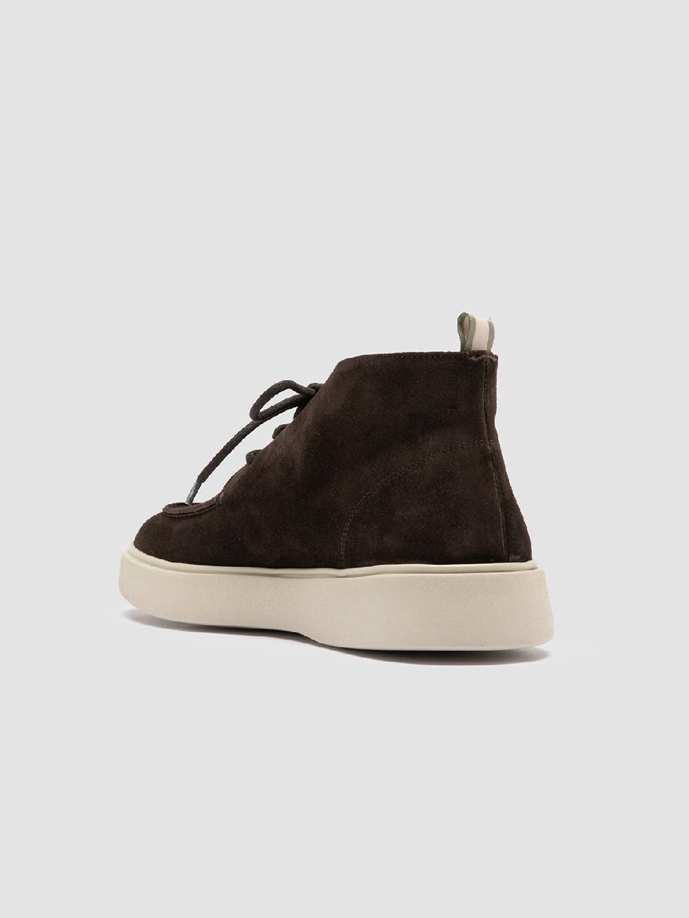 Officine Creative FRAME 002 Stivali Chukka in Pelle Scamosciata Grigia Qualità