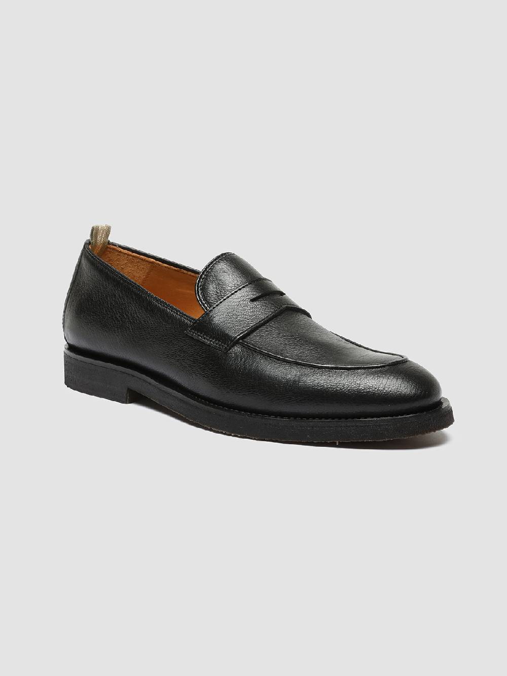 Officine Creative OPERA FLEXI 101 Mocassini Penny in Pelle Nera Pezzi Unici