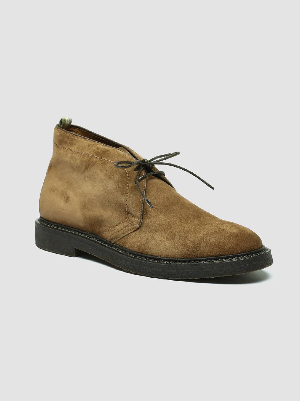 Officine Creative HOPKINS FLEXI 202 Stivali Chukka in Camoscio Marrone Promozione Limitata