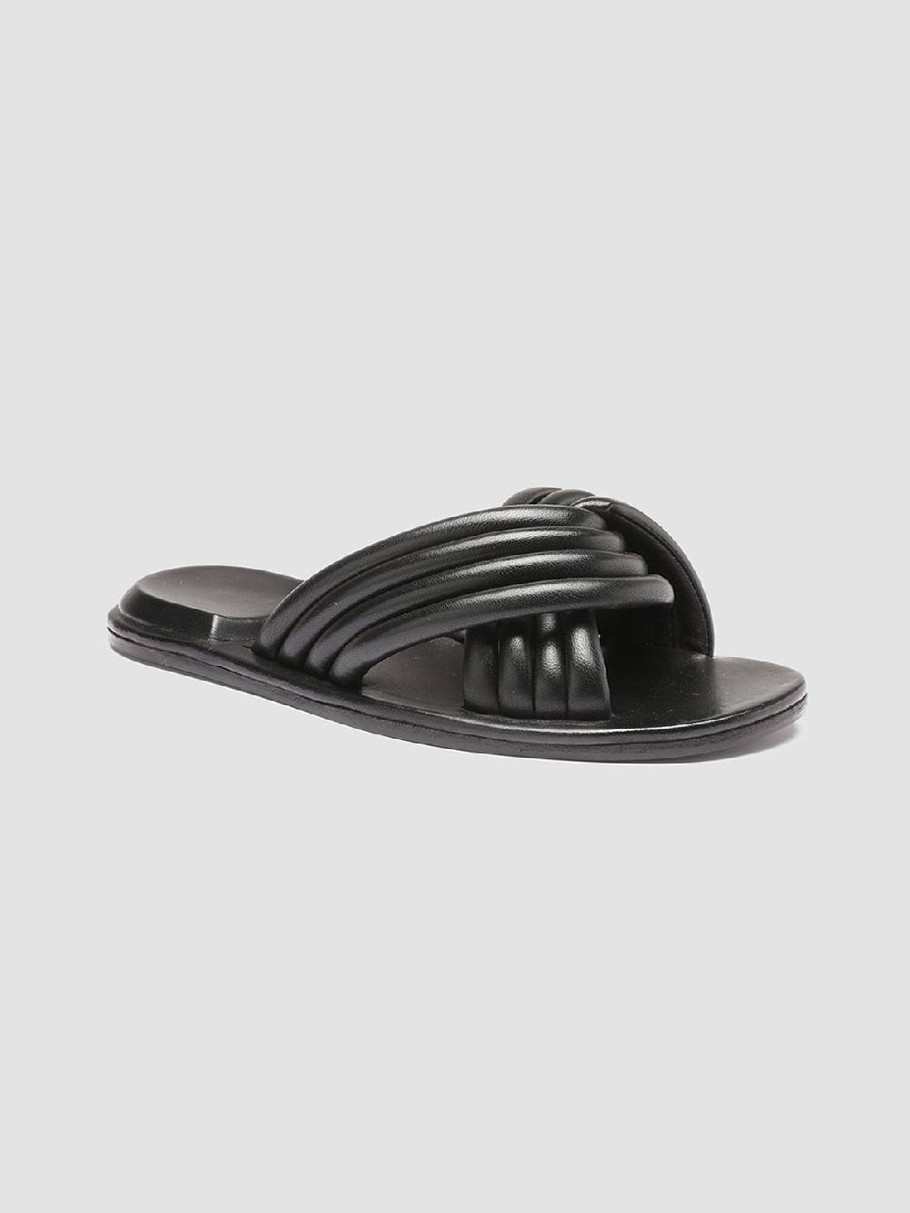 Officine Creative CYBILLE 004 Sandali in Pelle Nera Prezzo Ridotto