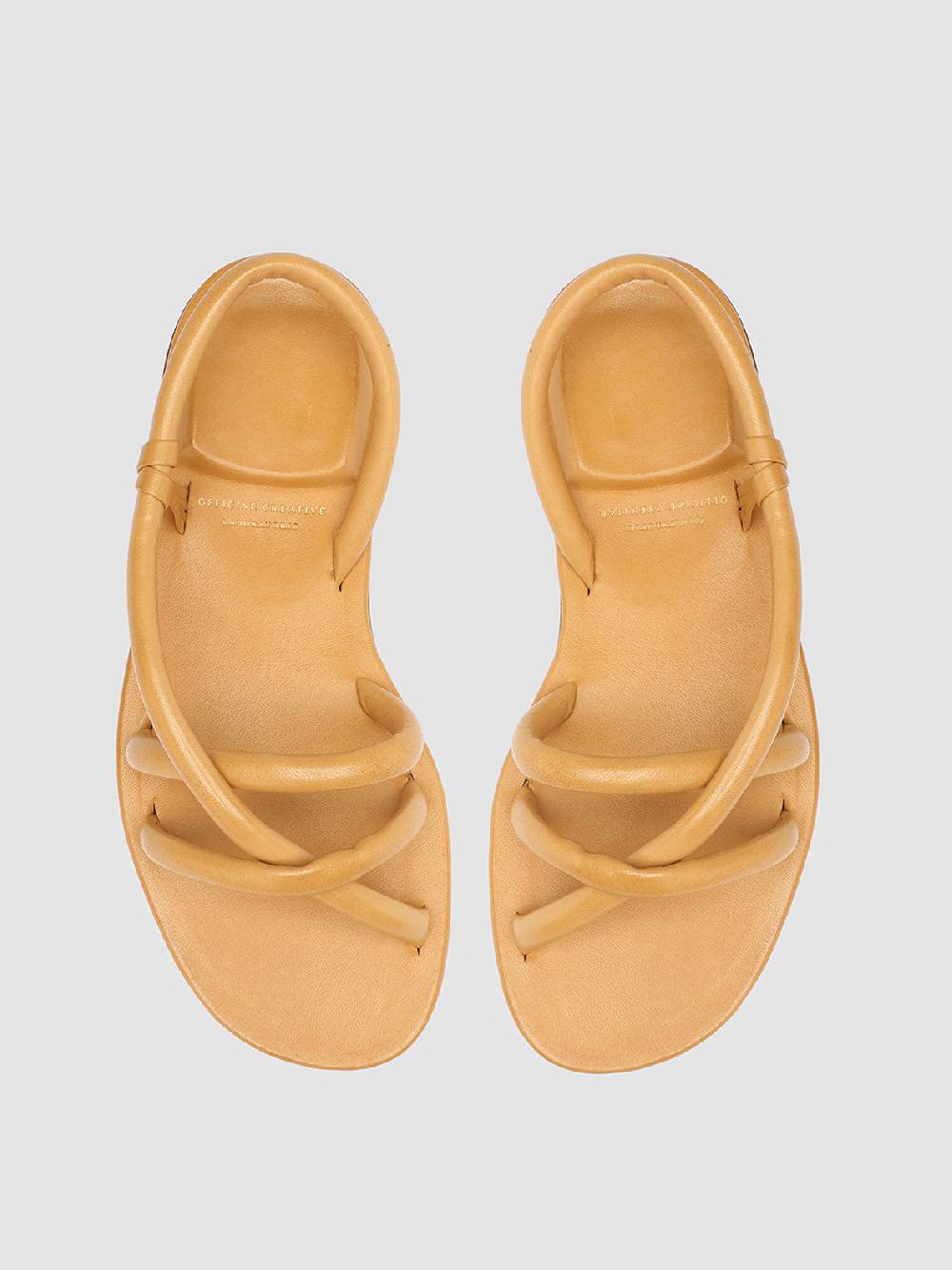 Officine Creative CYBILLE 003 Sandali in Pelle gialla In Vendita