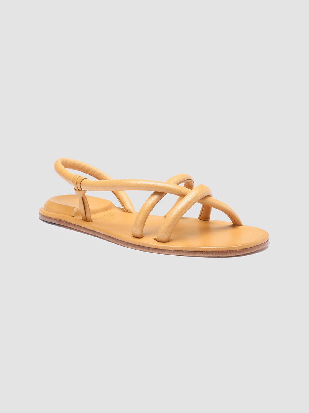 Officine Creative CYBILLE 003 Sandali in Pelle gialla In Vendita
