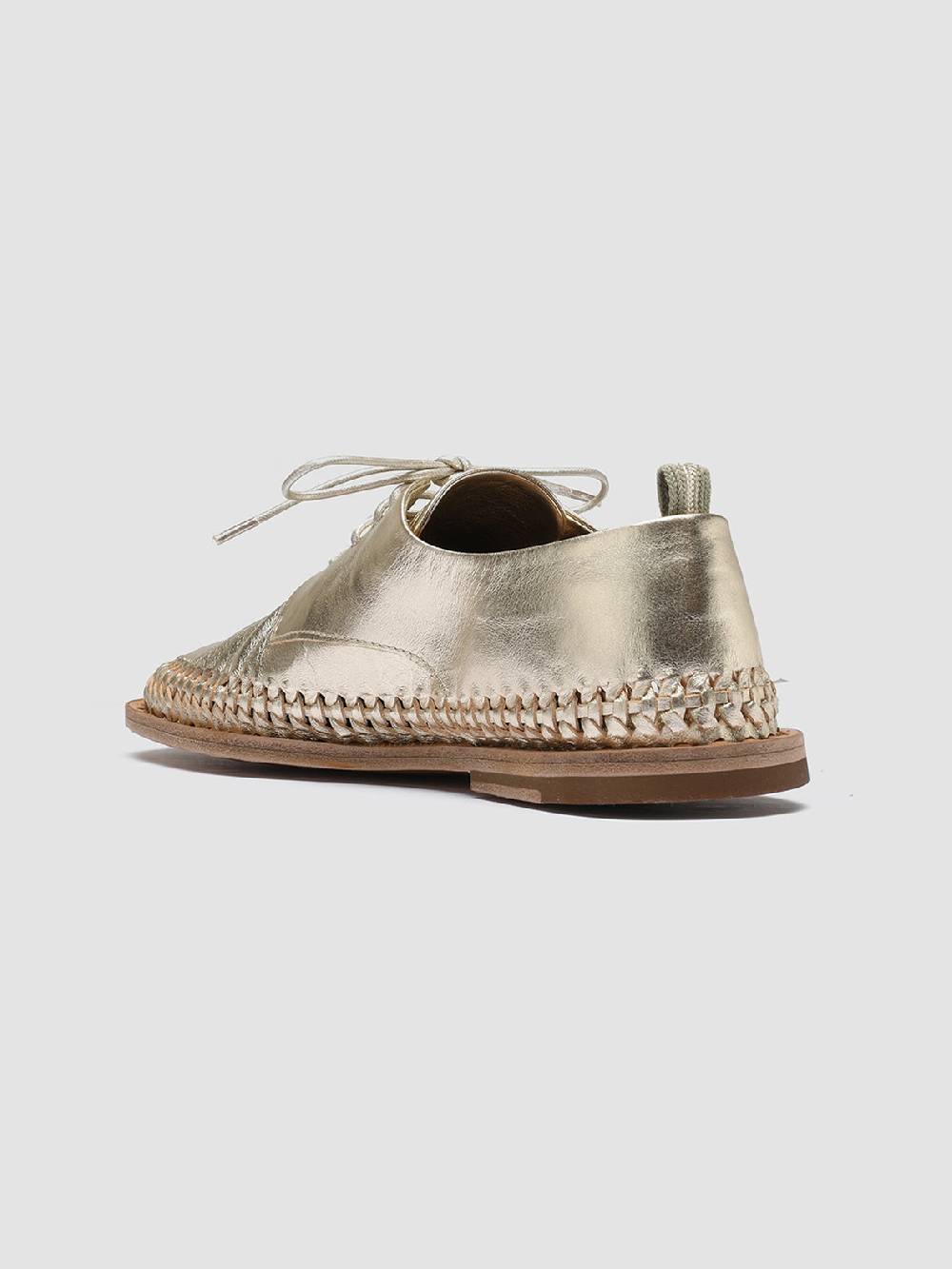 Officine Creative MABELLE 001 Derby in Pelle Argento Vendita Calda