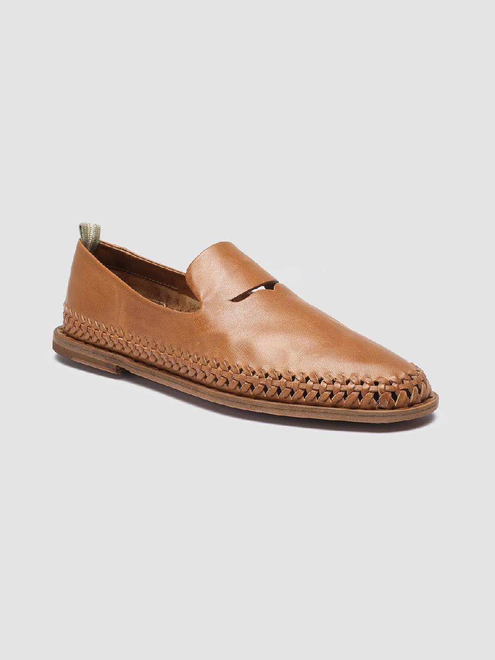 Officine Creative MABELLE 002 Slip-On in Nappa Marrone Saldi Di Fabbrica