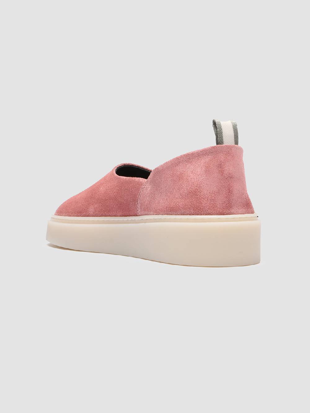 Officine Creative MUSKRAT 101 Sneaker in Pelle Scamosciata Rosa In Saldo