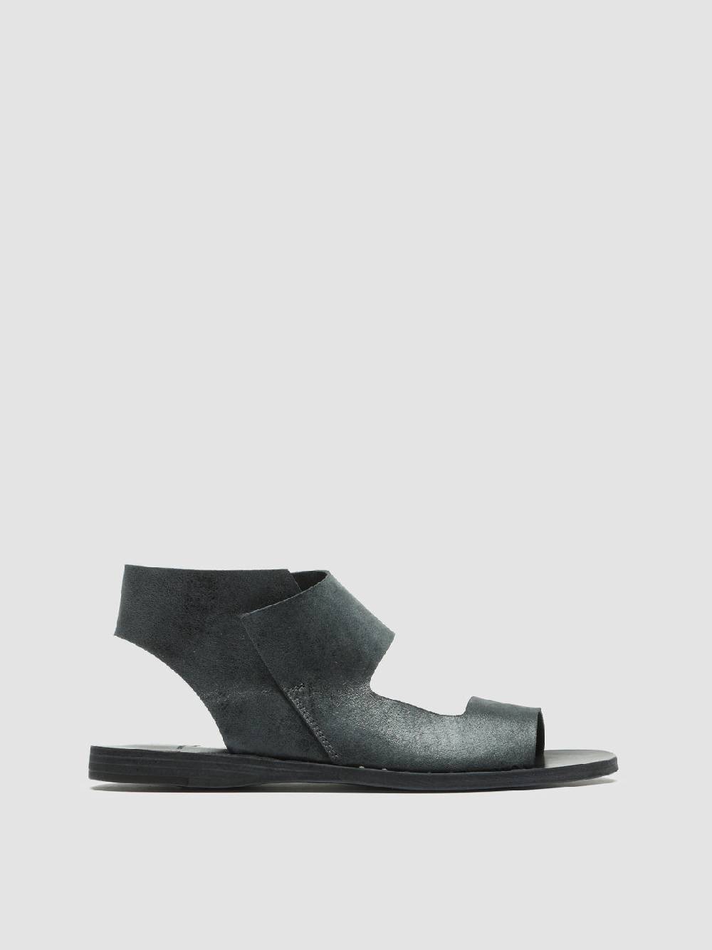 Officine Creative ITACA 039 Sandali in Pelle Nera Moda
