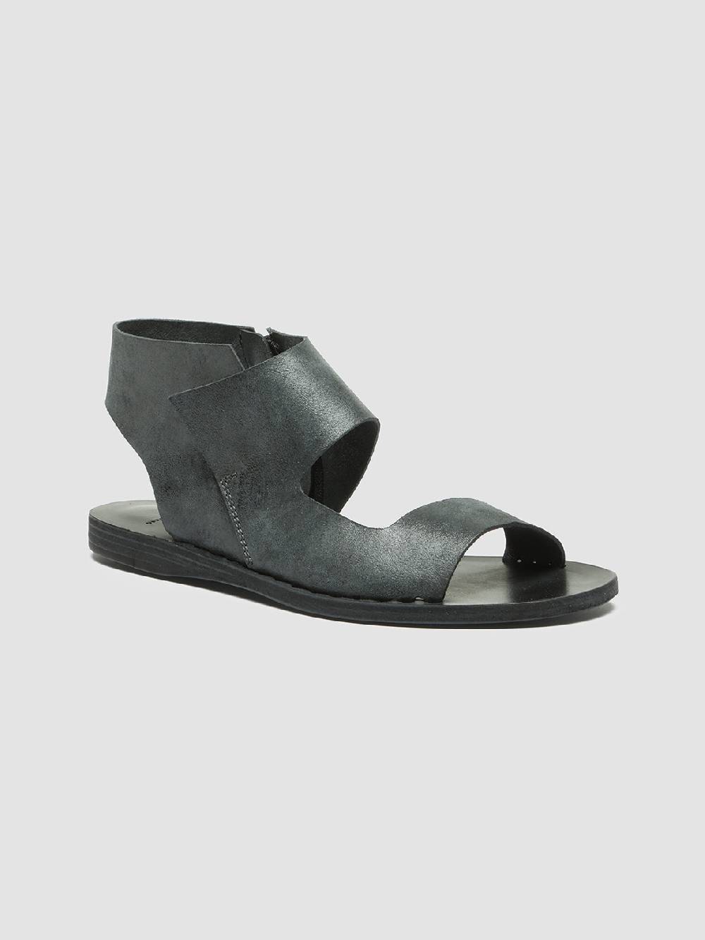 Officine Creative ITACA 039 Sandali in Pelle Nera Moda