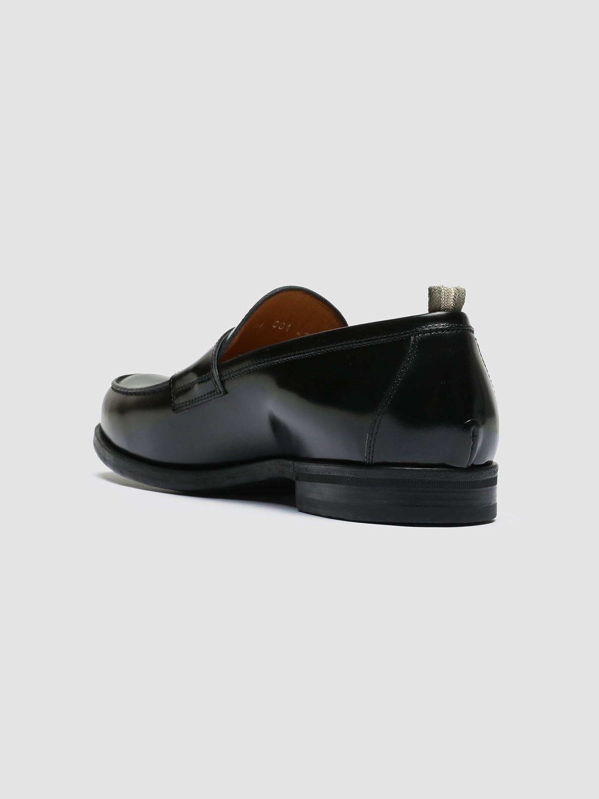 Officine Creative VINE 001 Mocassini in Pelle Nera Italy