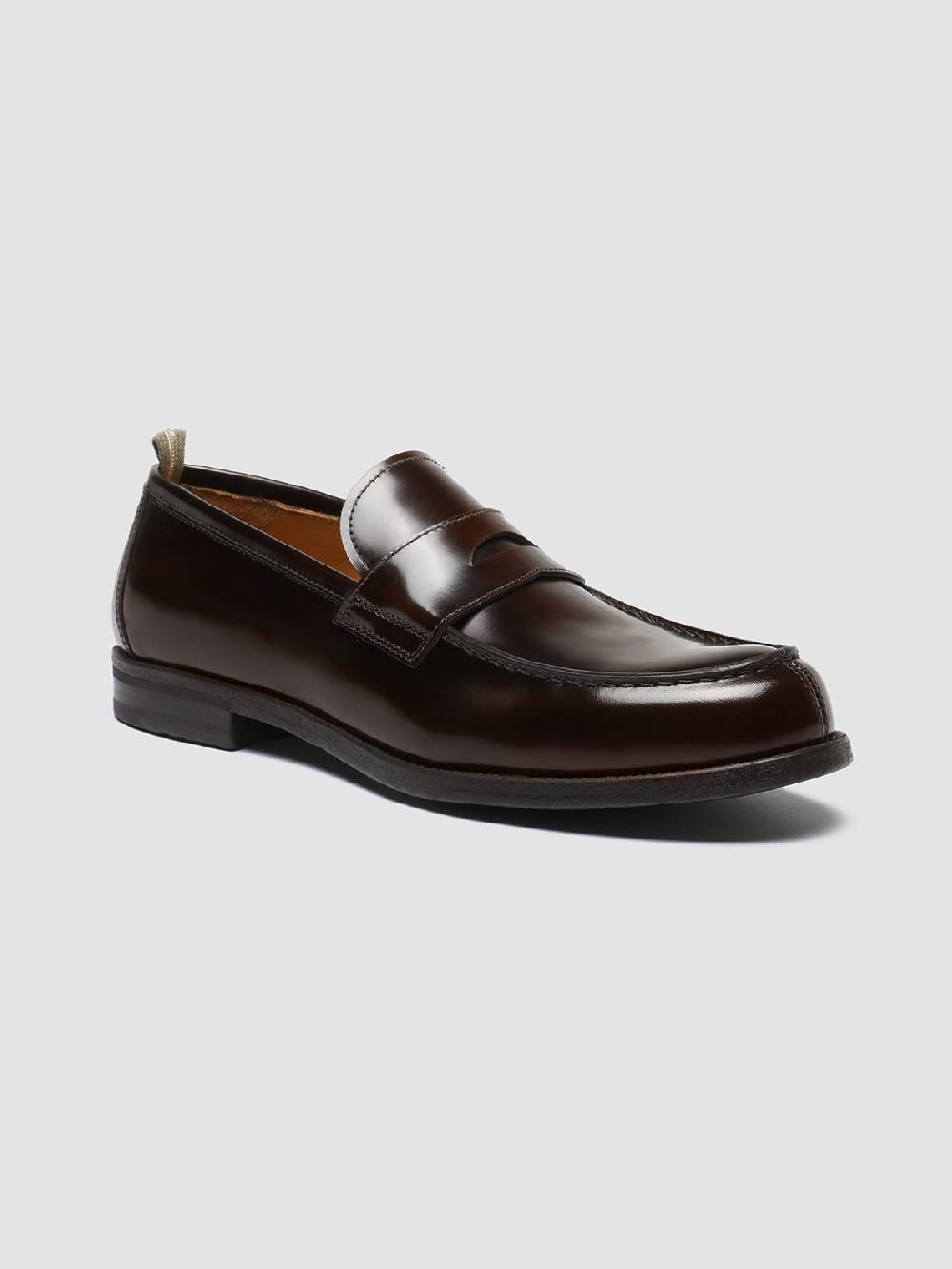 Officine Creative VINE 001 Mocassini in Pelle Marrone Italia