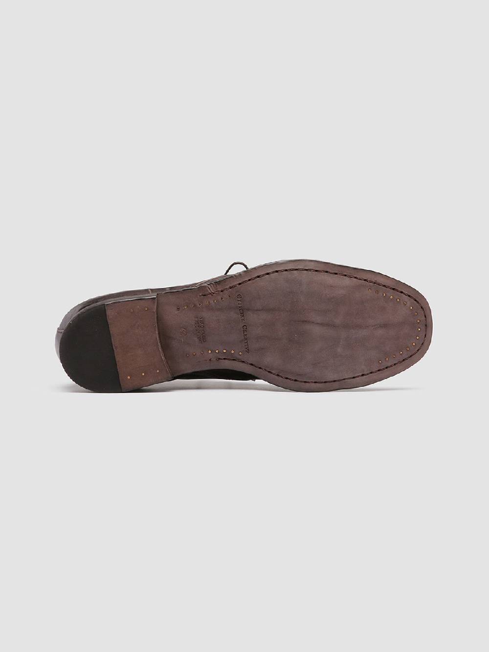 Officine Creative STEREO 004 Stivaletti in Pelle Marrone In Linea