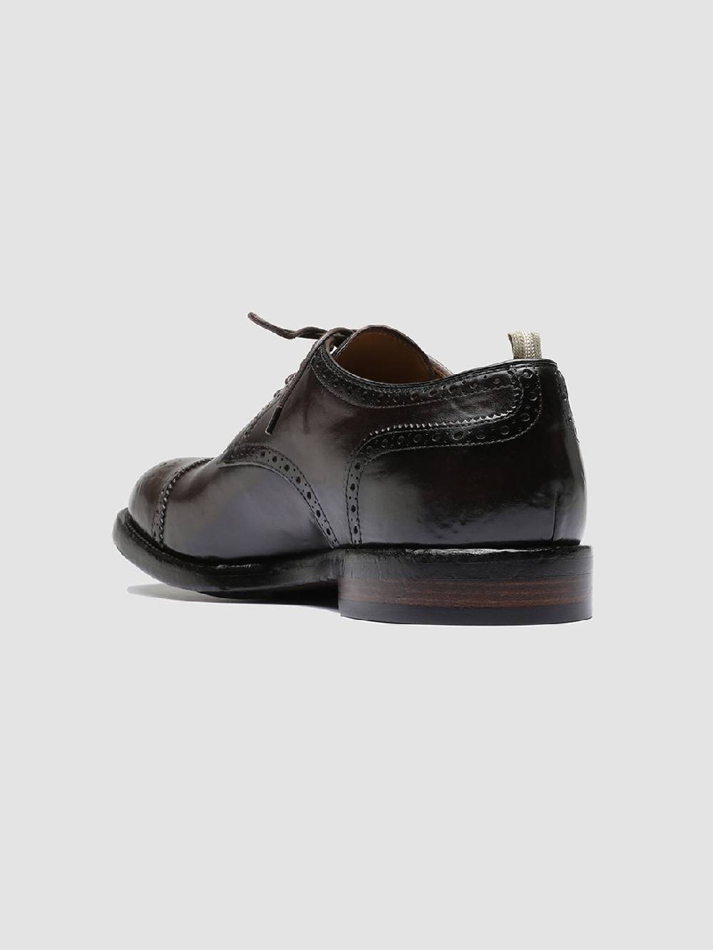 Officine Creative TEMPLE 003 Scarpe Derby in Pelle Marrone Nuovo