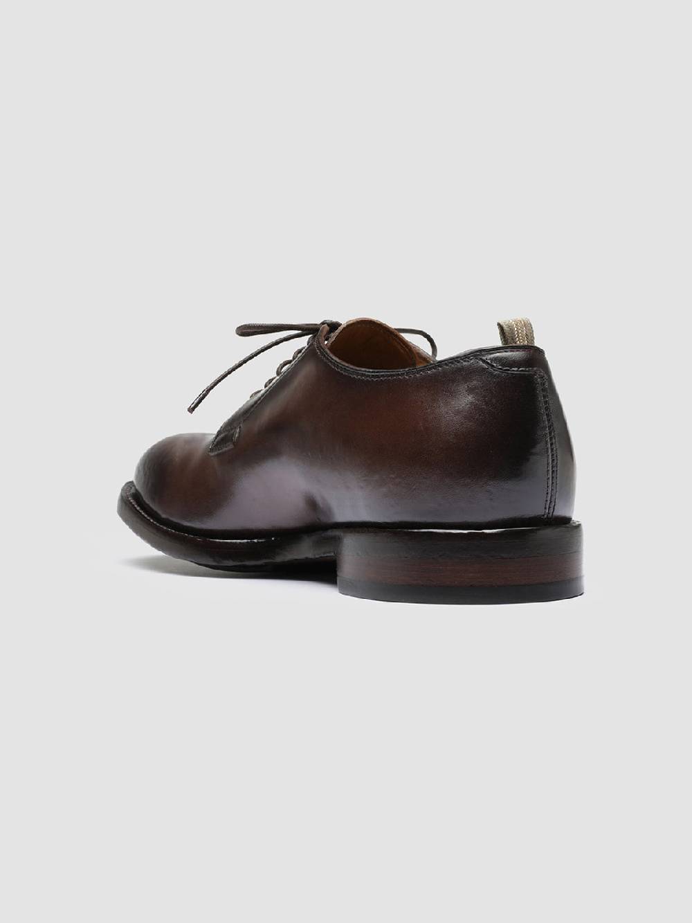 Officine Creative TEMPLE 007 Derby in Pelle Marrone Qualità