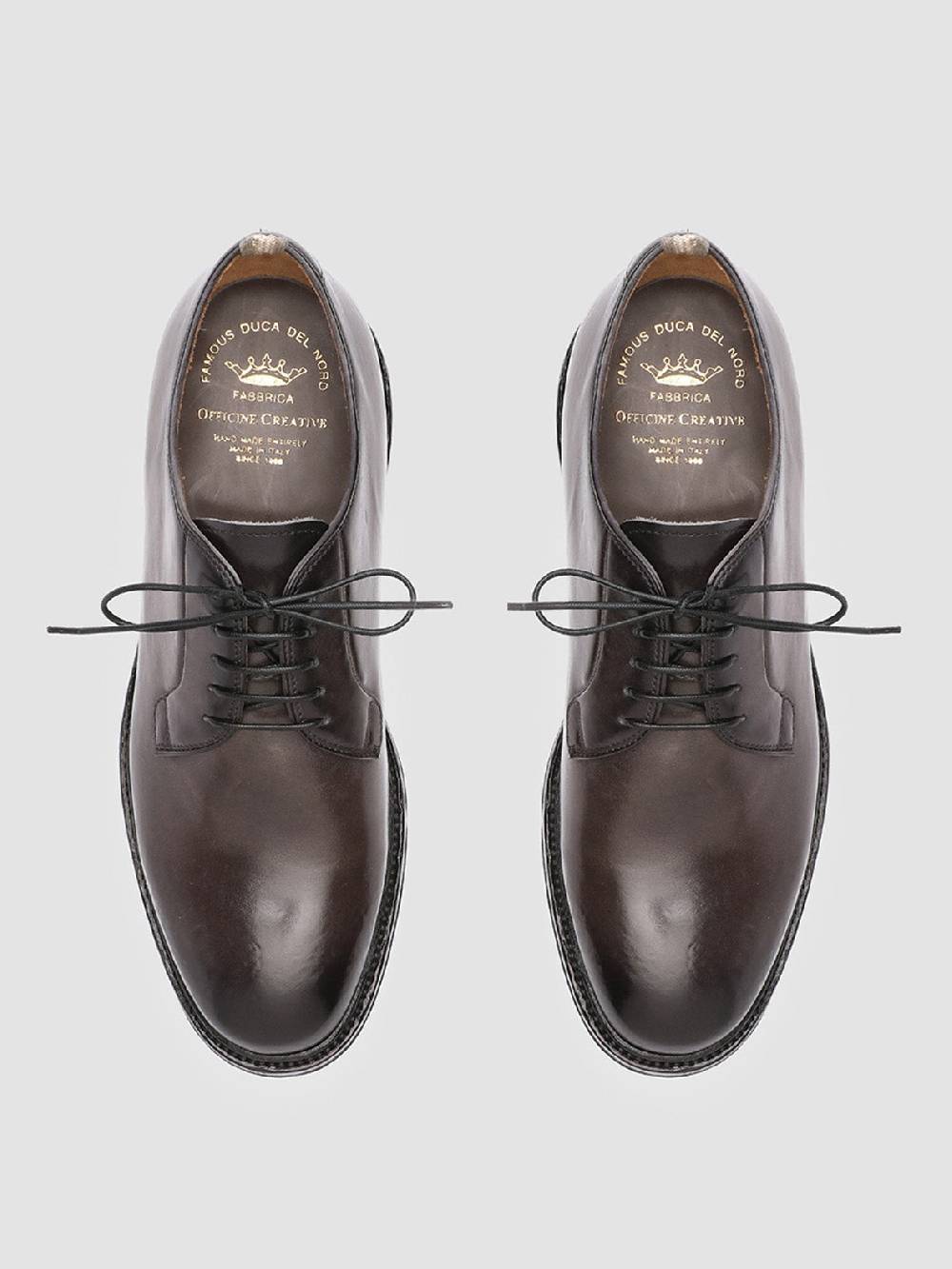 Officine Creative HOPKINS 003 Derby in Pelle Grigia Promozione
