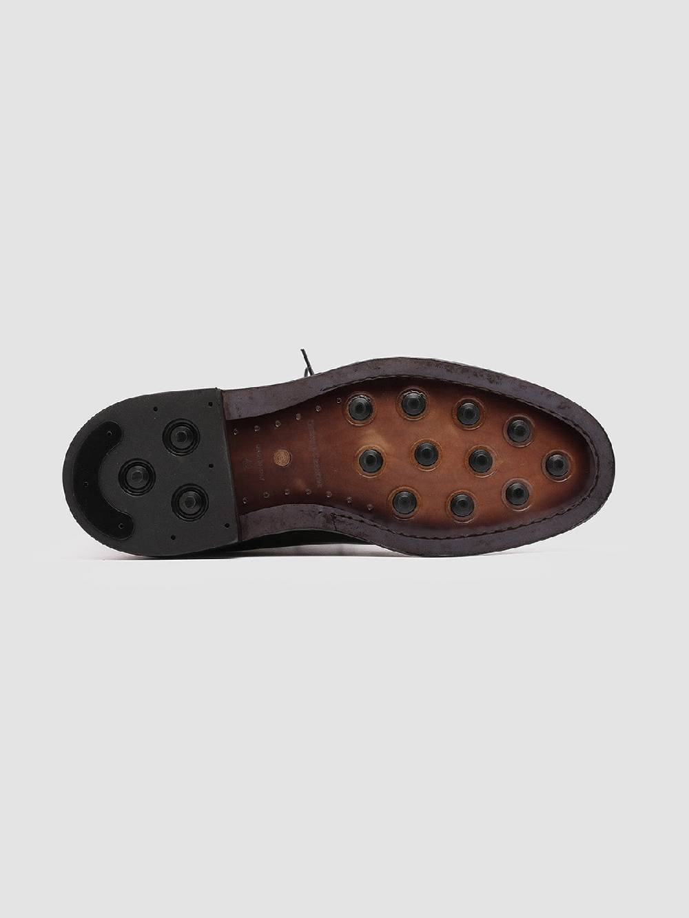 Officine Creative HOPKINS 003 Derby in Pelle Grigia Promozione