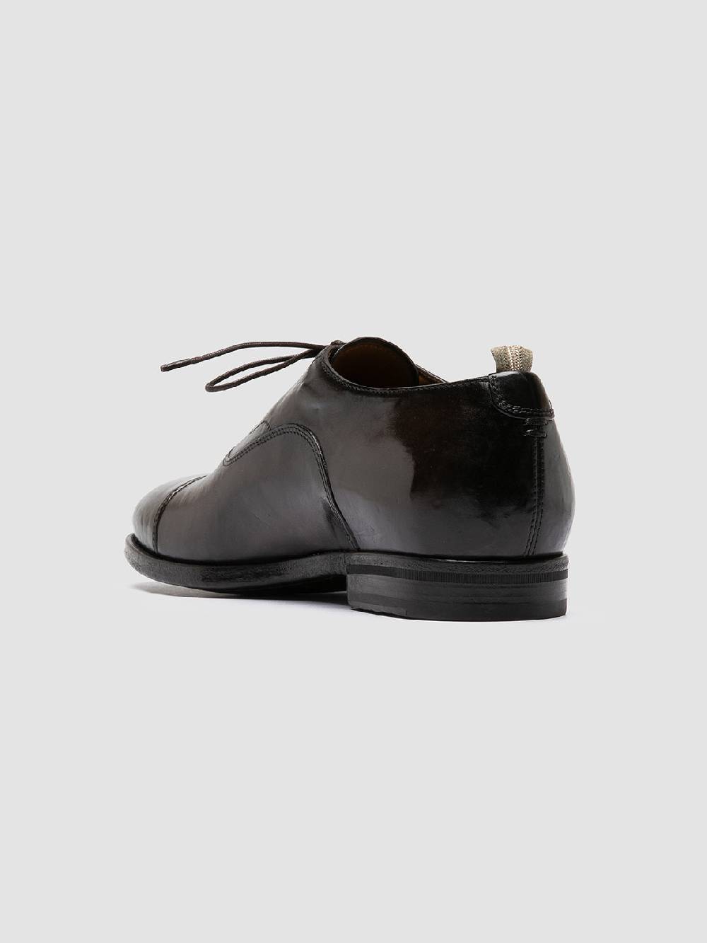 Officine Creative VANDERBILT CAOU 011 Scarpe Oxford Marroni in Pelle Pezzi Unici