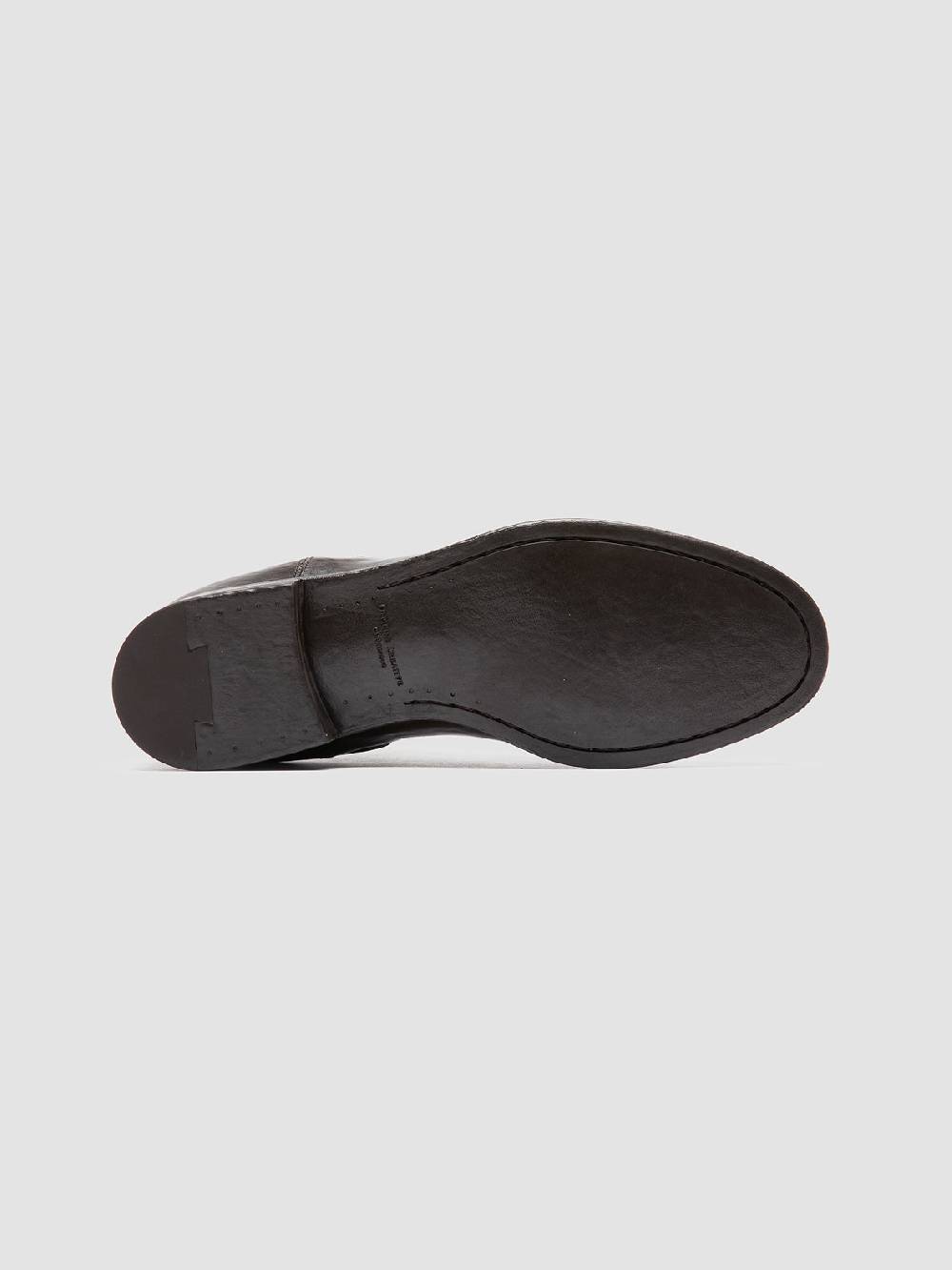 Officine Creative VANDERBILT CAOU 012 Stivali Marrone Scuro in Pelle Qualità Garantita
