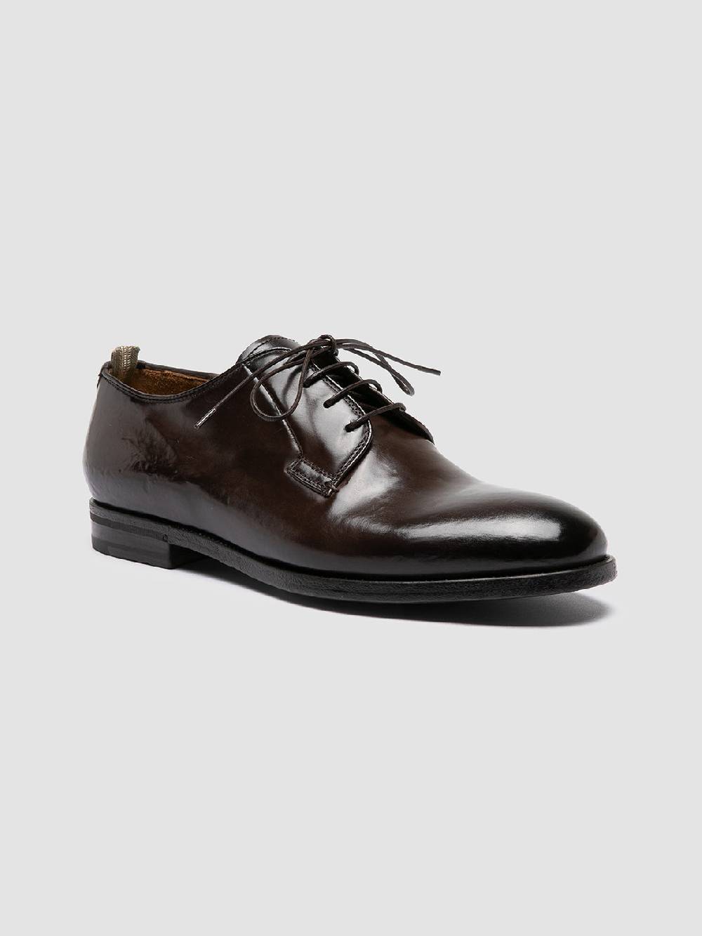 Officine Creative VANDERBILT CAOU 013 Scarpe Derby Marrone Scuro in Pelle Acquista Ora