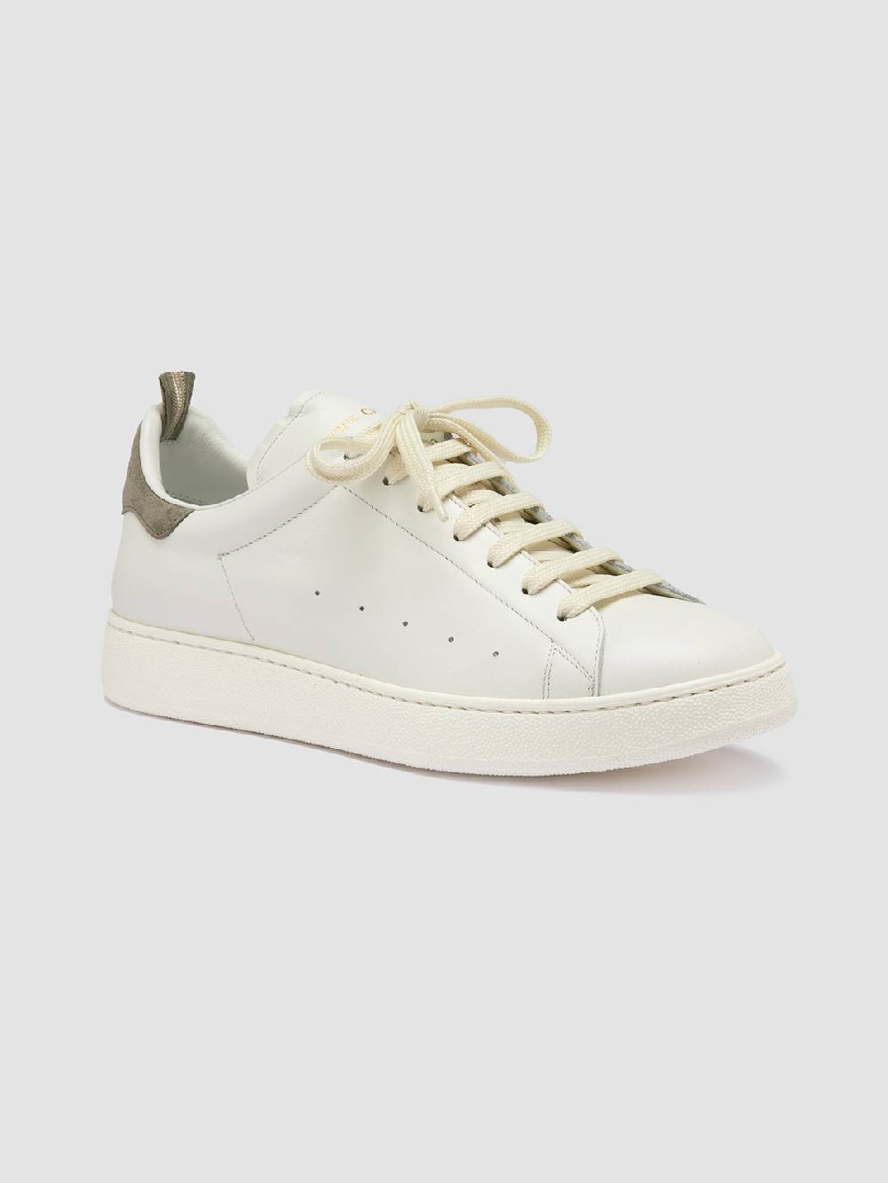 Officine Creative MOWER 002 Sneakers Basse in Pelle e Camoscio Bianca Prezzo basso