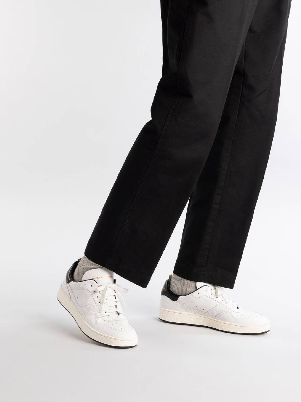 Officine Creative MOWER 016 Sneakers Basse in Pelle Bianca ACQUISTA ORA