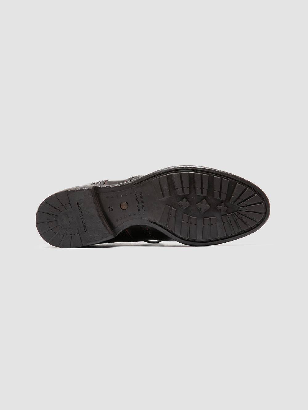Officine Creative PRINCE 609 Derby in Pelle Marrone Sconto