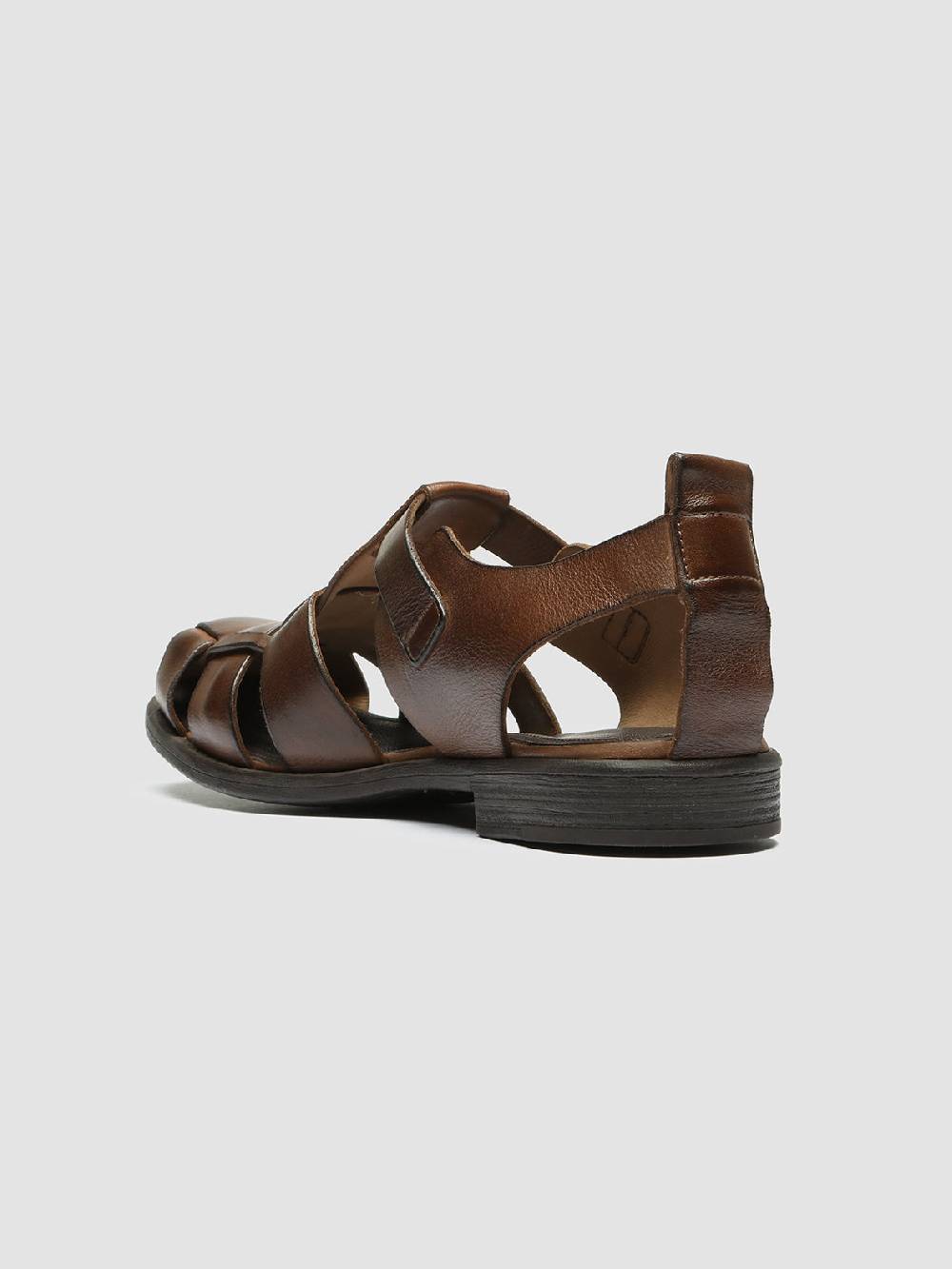 Officine Creative CHRONICLE 145 Sandali in Pelle Marrone Offerta