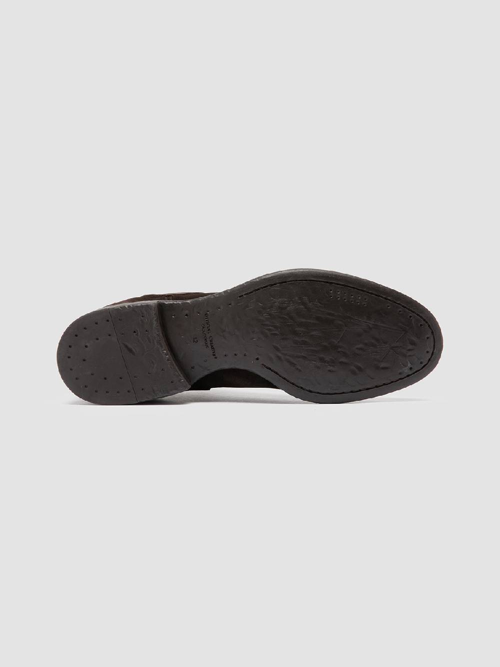 Officine Creative CETON 647 Stivaletti Chelsea in Pelle Scamosciata Marrone Saldi