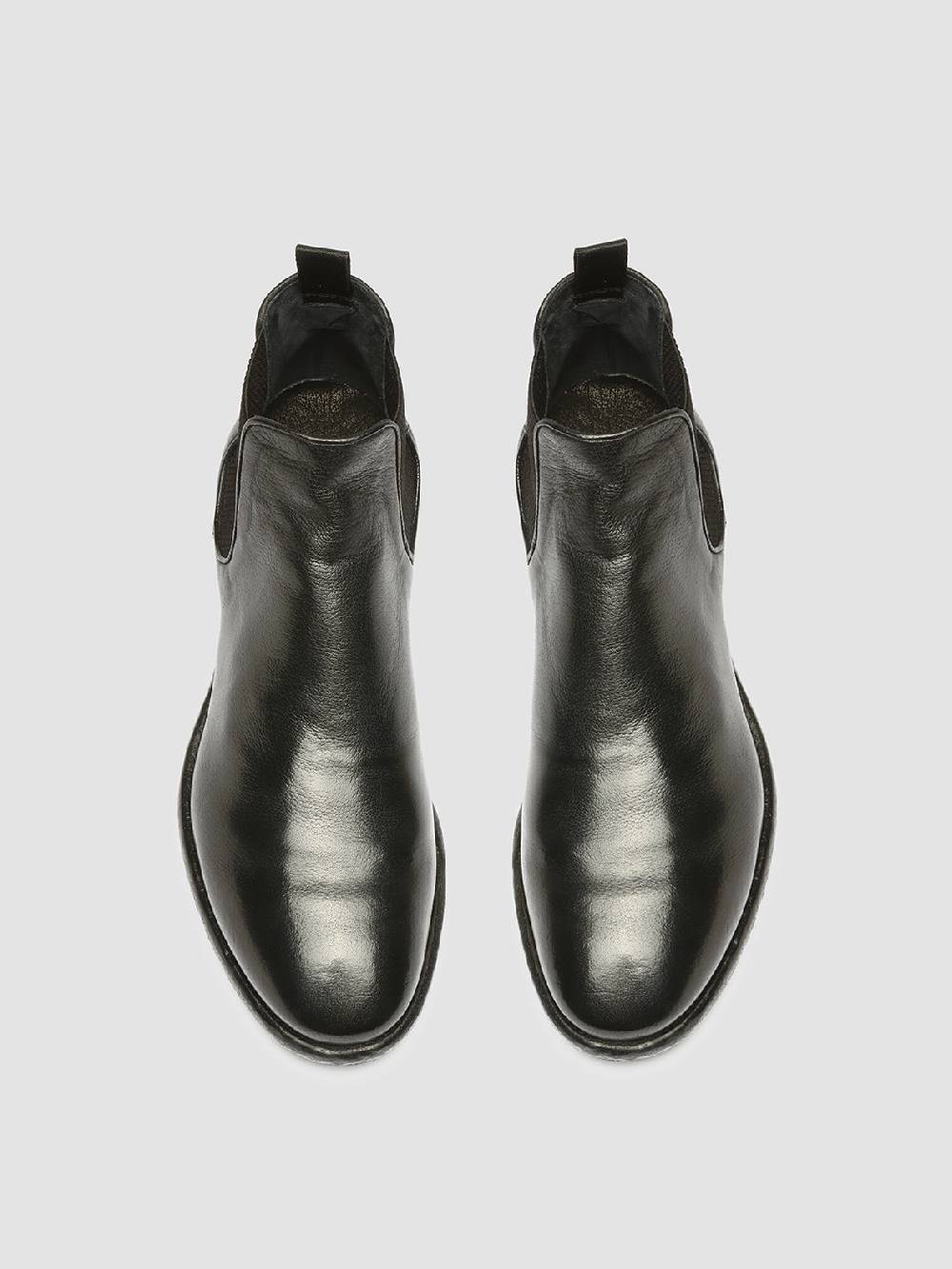 Officine Creative CETON 647 Stivaletti Chelsea in Pelle Nera Offerte