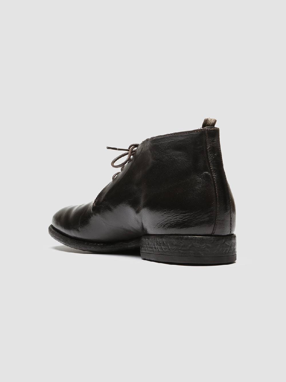 Officine Creative CETON 685 Stivali Chukka in Pelle Marrone Vendita Calda