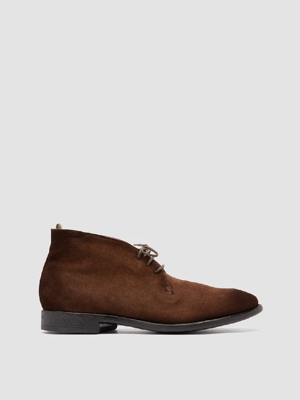 Officine Creative CETON 685 Stivali Chukka in Camoscio Marrone Saldi Di Fabbrica