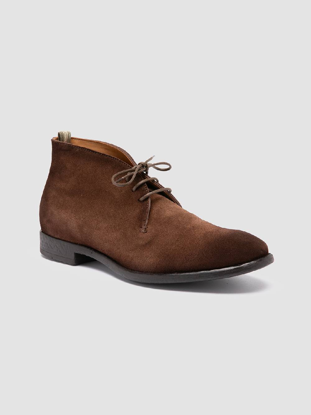 Officine Creative CETON 685 Stivali Chukka in Camoscio Marrone Saldi Di Fabbrica