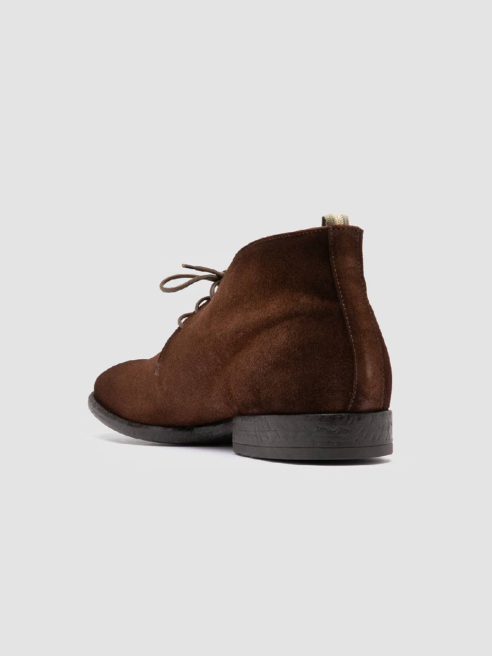 Officine Creative CETON 685 Stivali Chukka in Camoscio Marrone Saldi Di Fabbrica