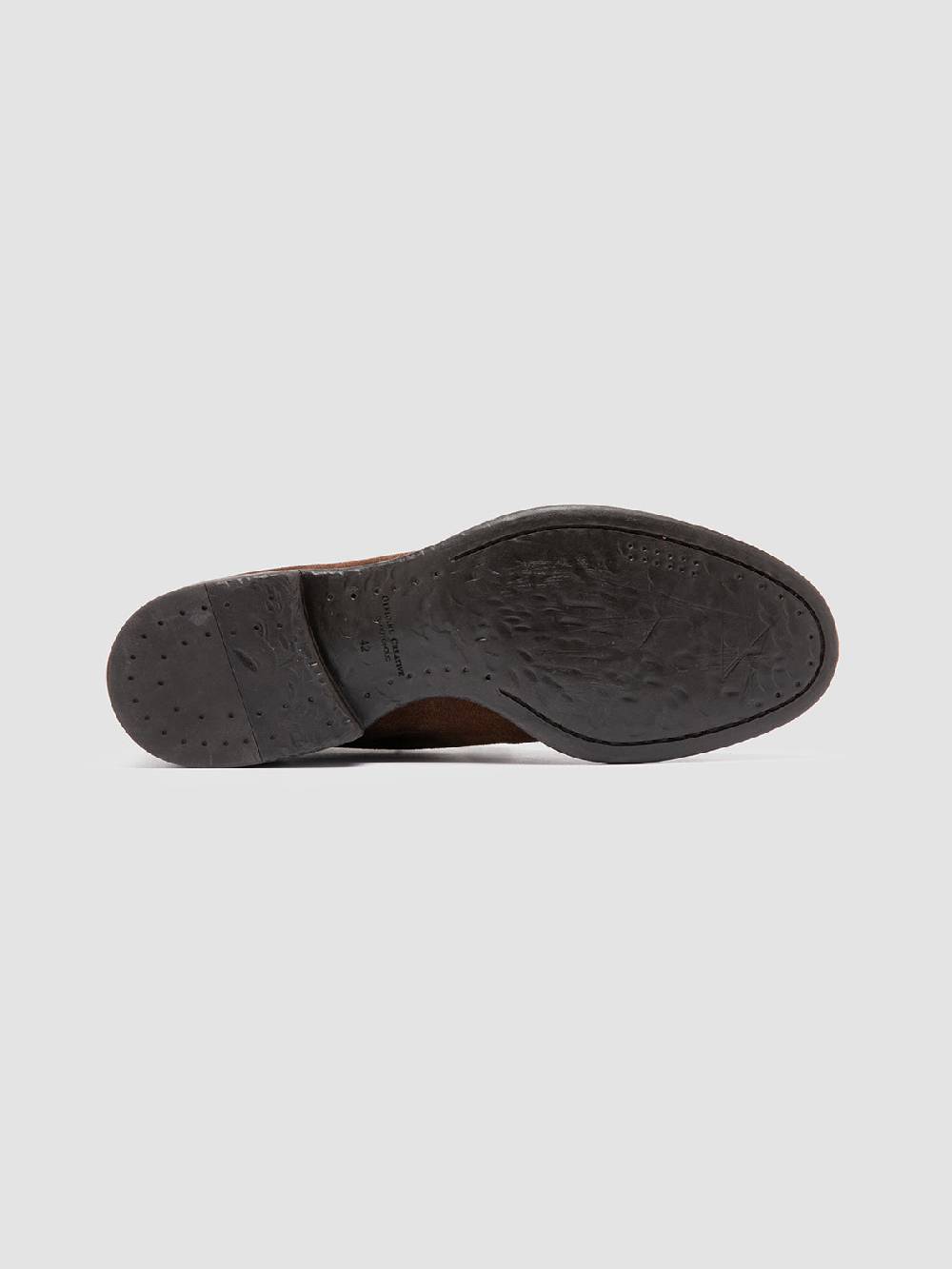 Officine Creative CETON 685 Stivali Chukka in Camoscio Marrone Saldi Di Fabbrica