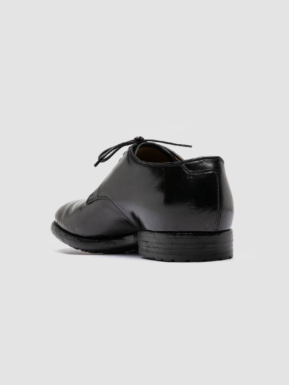 Officine Creative PRINCE 606 Derby in Pelle Nera Vendite Flash