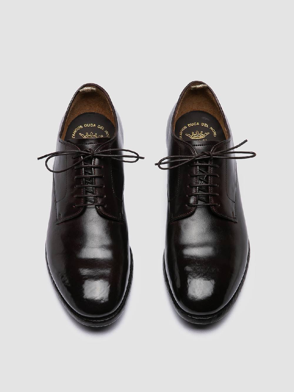 Officine Creative PRINCE 606 Derby in Pelle Marrone Negozio